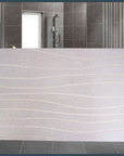 Stone Bath Mat in Grey Wave - Free Fast Delivery!